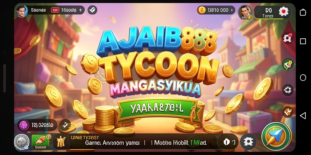 Tampilan gameplay Tycoon yang seru dan interaktif di AJAIB88.