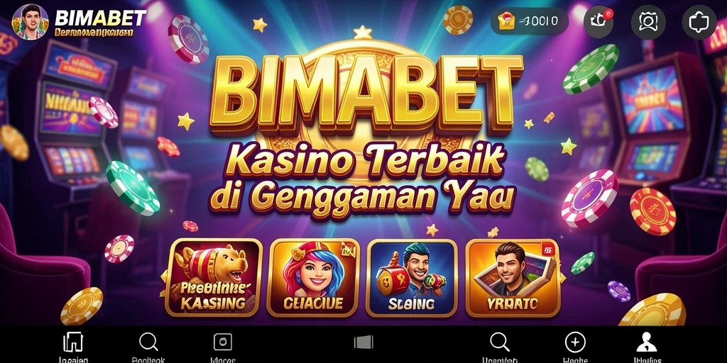 Screenshot utama BIMABET menunjukkan gameplay yang menarik dan antarmuka yang ramah pengguna.