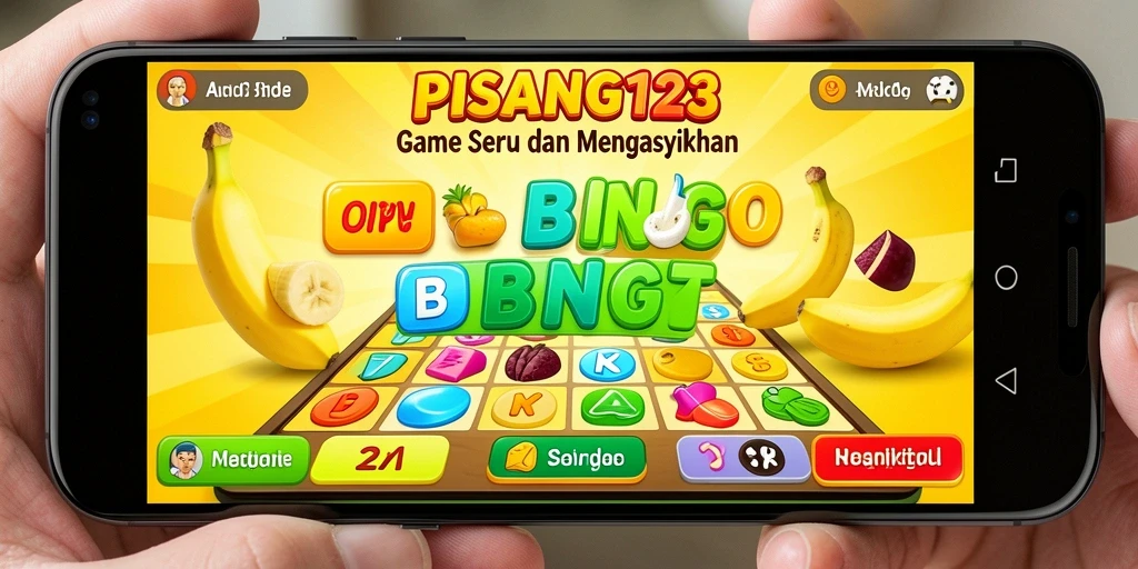 Tampilan gameplay seru dari PISANG123 yang penuh tantangan Bingo.