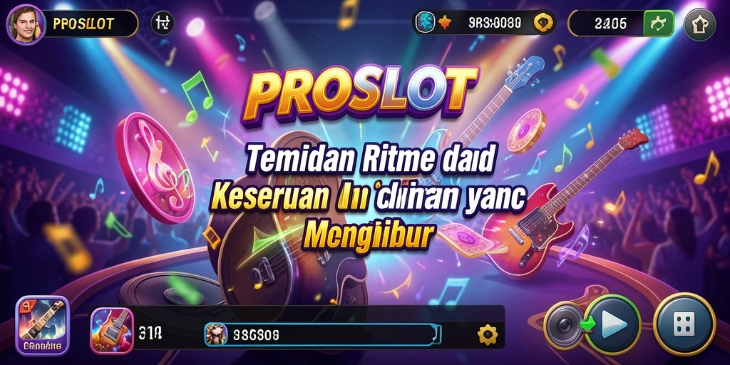 Tampilan gameplay PROSLOT dengan alunan musik yang mengasyikkan.
